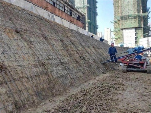 白水建筑边坡支护